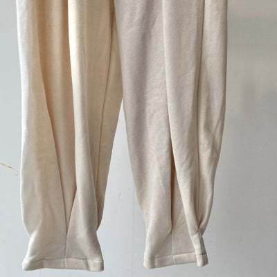 【ハモミシノオトナフク】Fleece Tucked volume pants