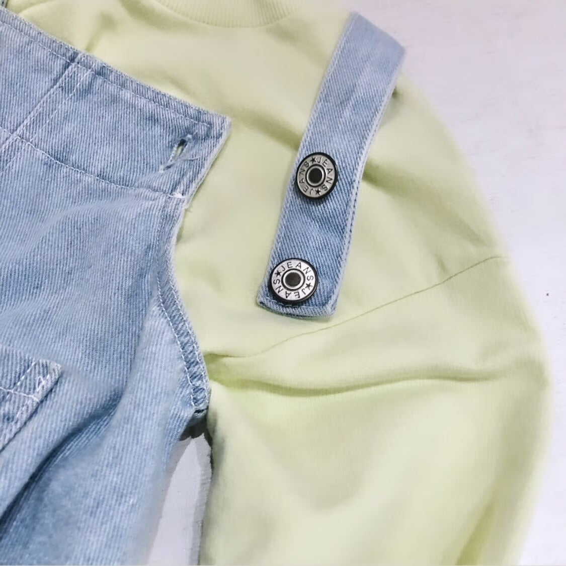 【hamomisi】Denim overalls(120.130)