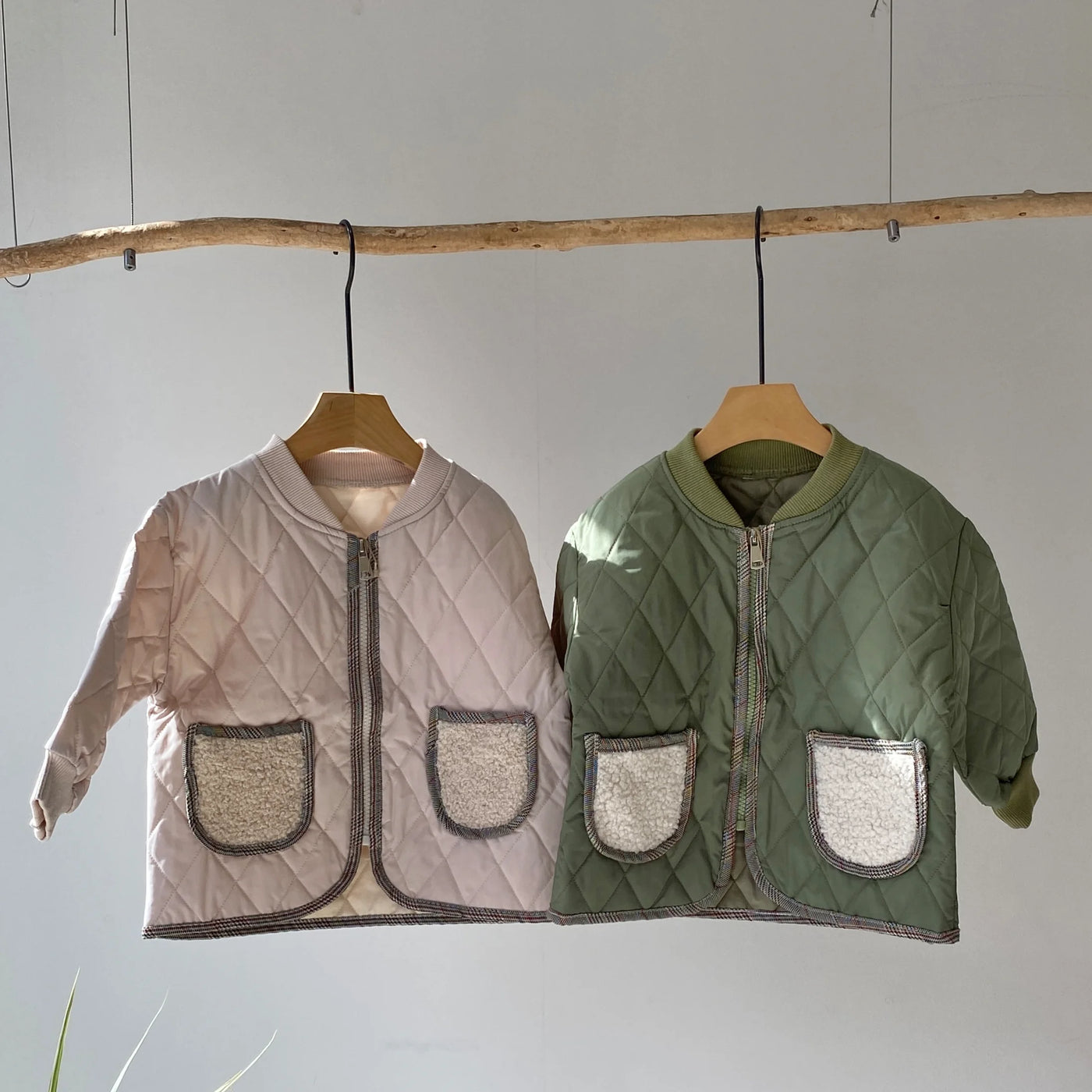 【hamomisi】Quilted jacket(80.90.110)
