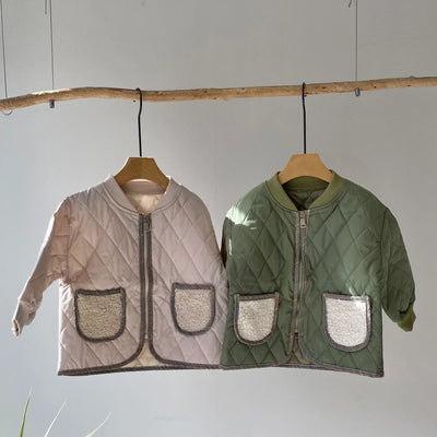 【hamomisi】Quilted jacket(80.90.110)