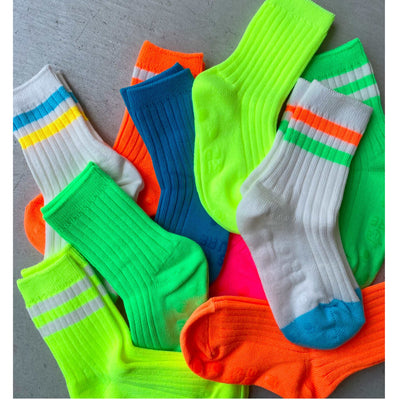 【hamomisi】Neon Line socks
