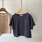 【hamomisi】Cropped length t-shirt(80~130)