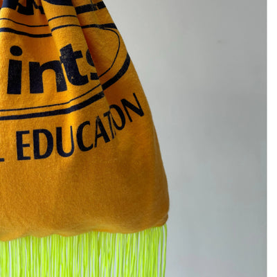 【hamomisi】Remake fringe drawstring bag