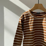 【hamomisi】Border long T- shirt (90~150)