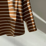 【hamomisi】Border long T- shirt (90~150)