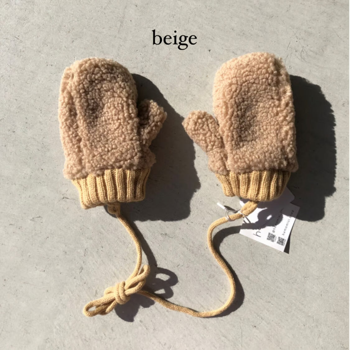 【hamomisi】Boa Lib Mittens