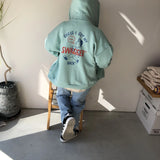 【hamomisi】Swagger zipup hoody(90~120)