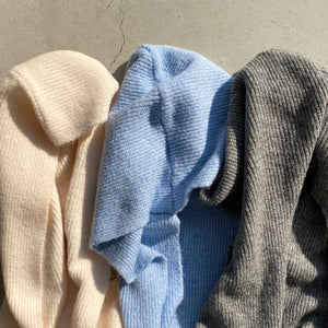 【ハモミシノオトナフク】Soft Knit Hood Muffler