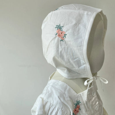 【hamomisi】Floral embroidered rompers(80.90)