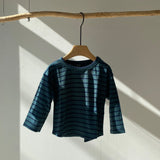 【hamomisi】Border long T- shirt (90~150)