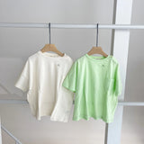 【hamomisi】Chest pocket T-shirt(80~110)