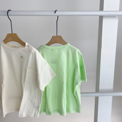 【hamomisi】Chest pocket T-shirt(80~110)