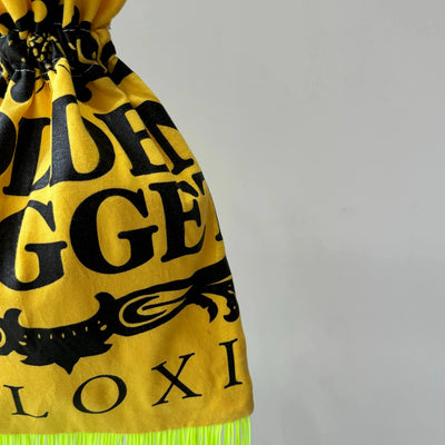 【hamomisi】Remake fringe drawstring bag