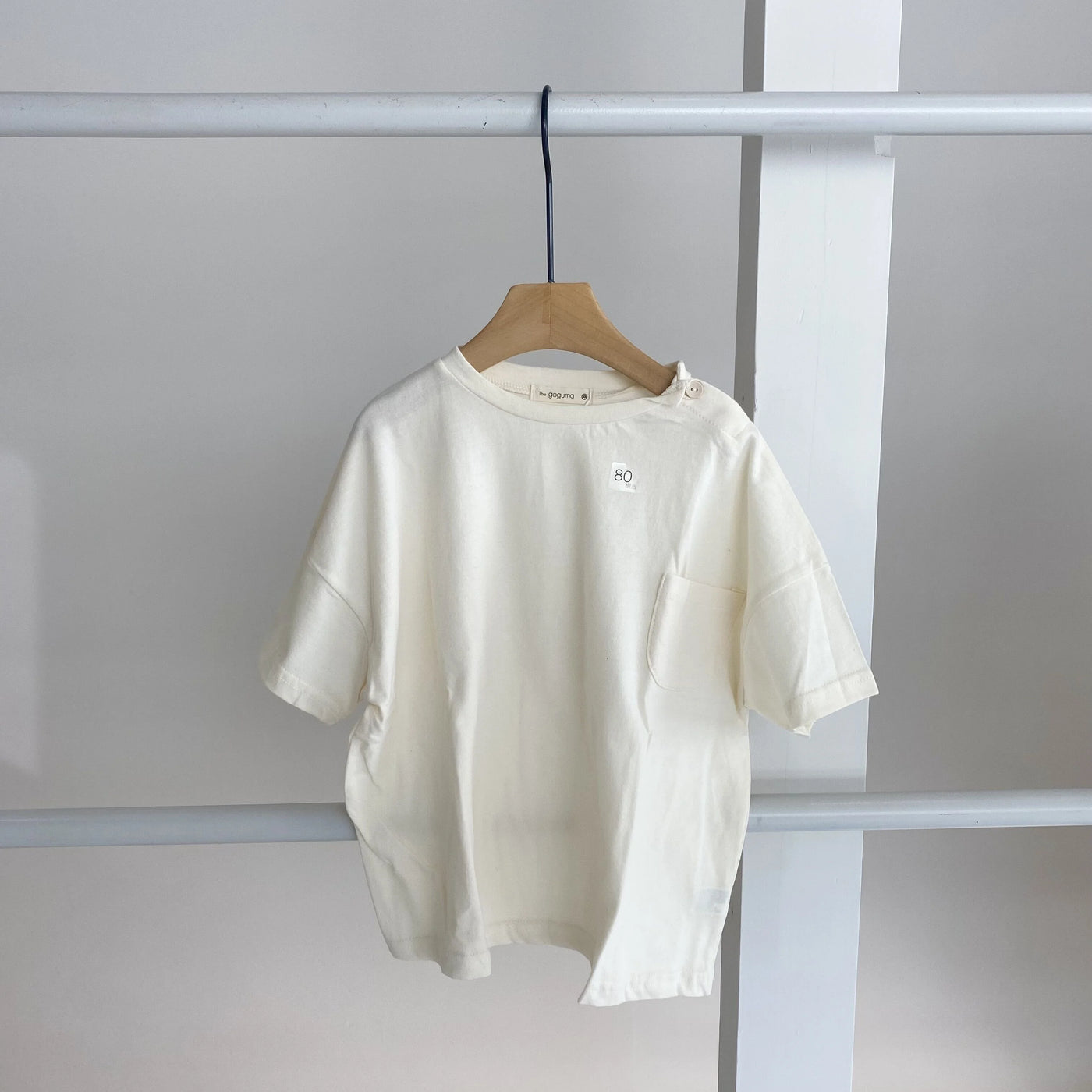 【hamomisi】Chest pocket T-shirt(80~110)