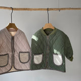 【hamomisi】Quilted jacket(80.90.110)