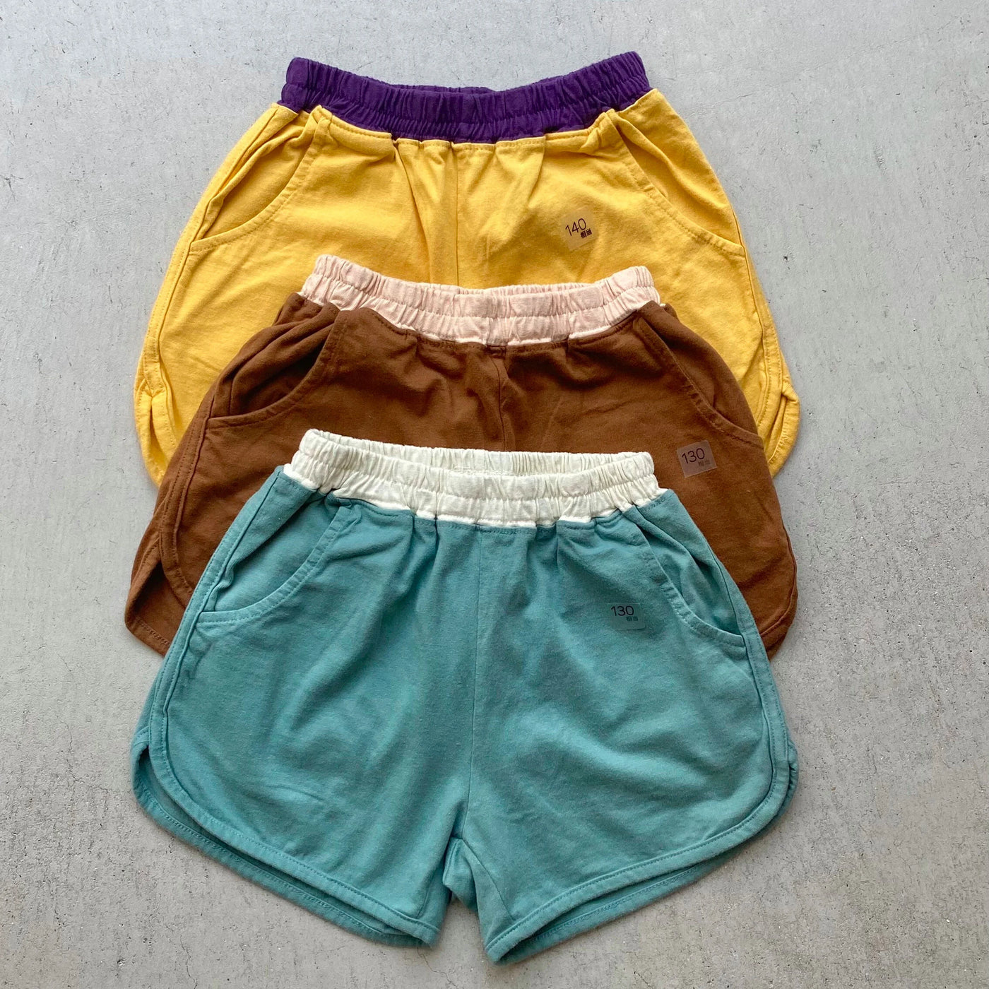 【hamomisi】Bicolor short(130~150)