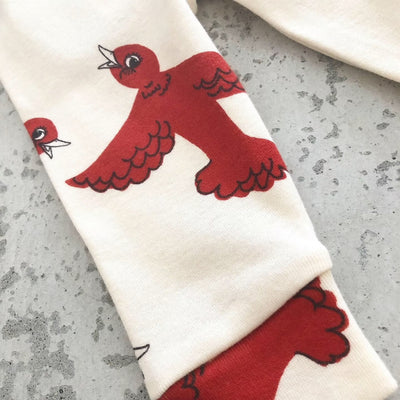 【hamomisi】mini rodini ORGANIC flying birds baby leggings