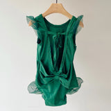 【hamomisi】ruffle swimwear(100)