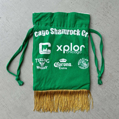 【hamomisi】Remake fringe drawstring bag