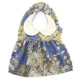 【Niva】襟付き上品花柄スタイ／Flower Pattern Bib（2色展開）