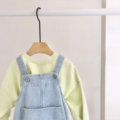 【hamomisi】Denim overalls(120.130)