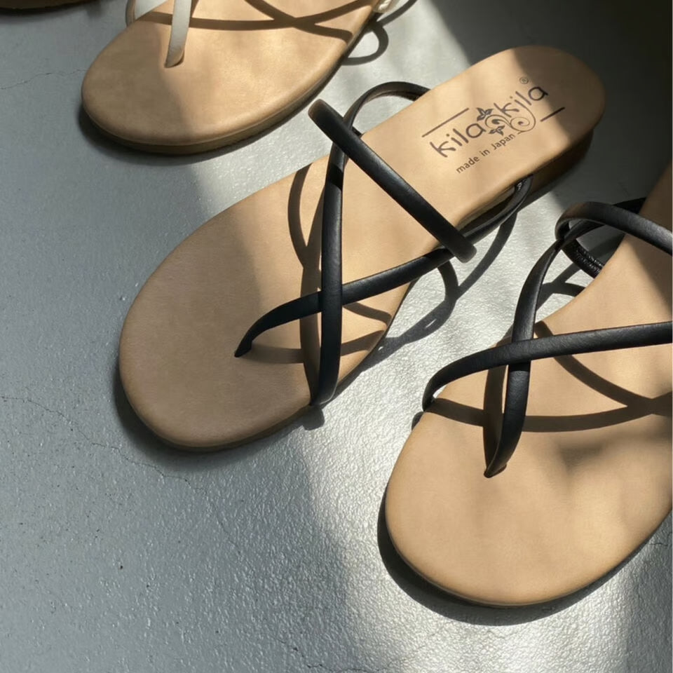 【ハモミシノオトナフク】flat sandal