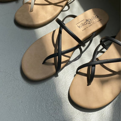 【ハモミシノオトナフク】flat sandal