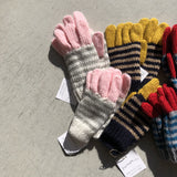 【hamomisi】Pop Border Gloves