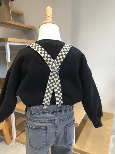 【hamomisi】checkerboard suspender