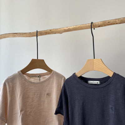 【hamomisi】Cropped length t-shirt(80~130)