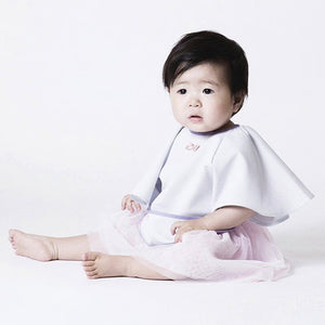 【Niva】女の子用袖付き撥水UVおめかしお食事エプロン