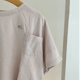 【hamomisi】Chest pocket T-shirt(80~130)