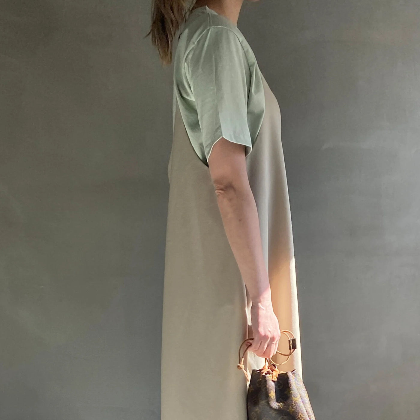 【ハモミシノオトナフク】Lettering loose fit T-shirt