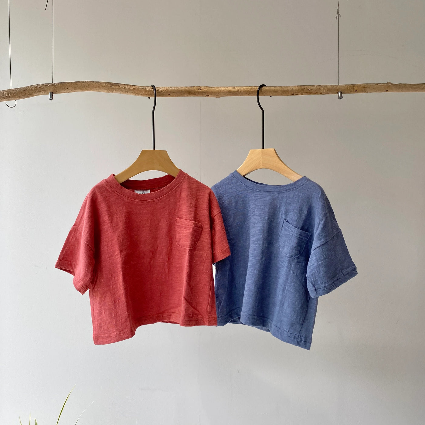 【hamomisi】Chest pocket t-shirt(80~120)