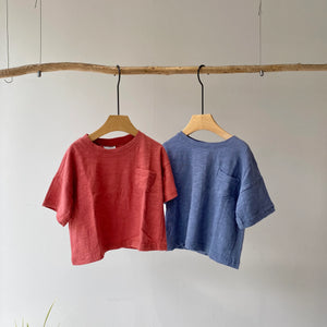 【hamomisi】Chest pocket t-shirt(80~120)