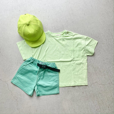 【hamomisi】Chest pocket T-shirt(80~110)