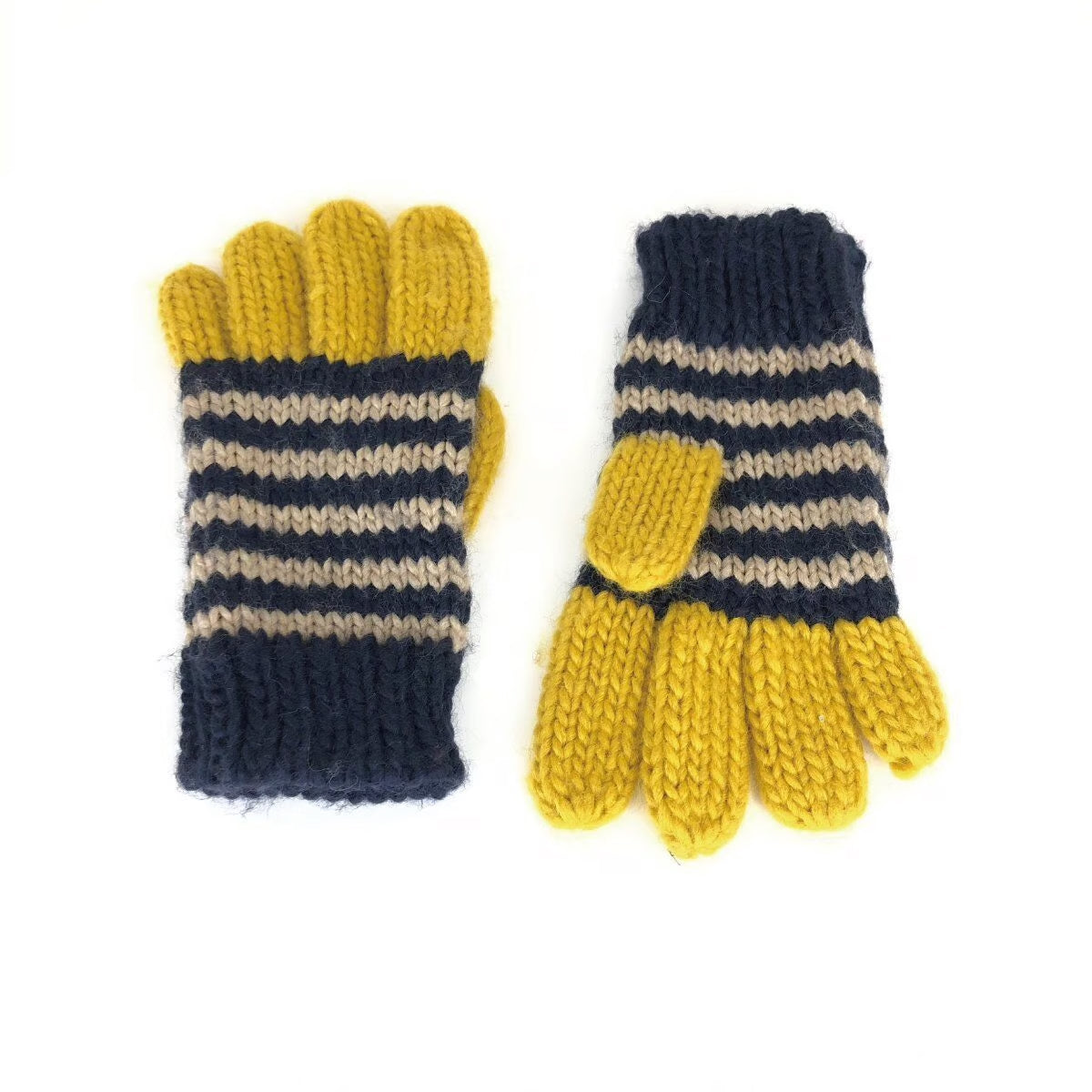 【hamomisi】Pop Border Gloves