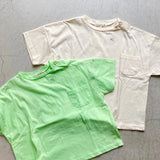 【hamomisi】Chest pocket T-shirt(80~110)