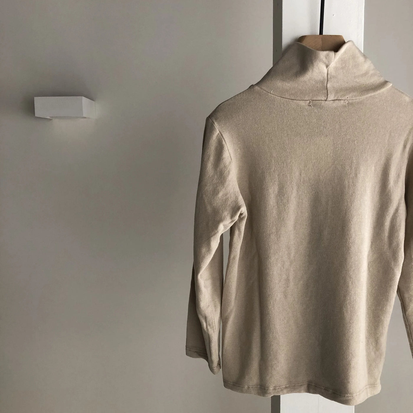 【hamomisi】Turtleneck long T-shirt (80~140)