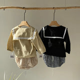 【hamomisi】Checkered pants set(73~90)