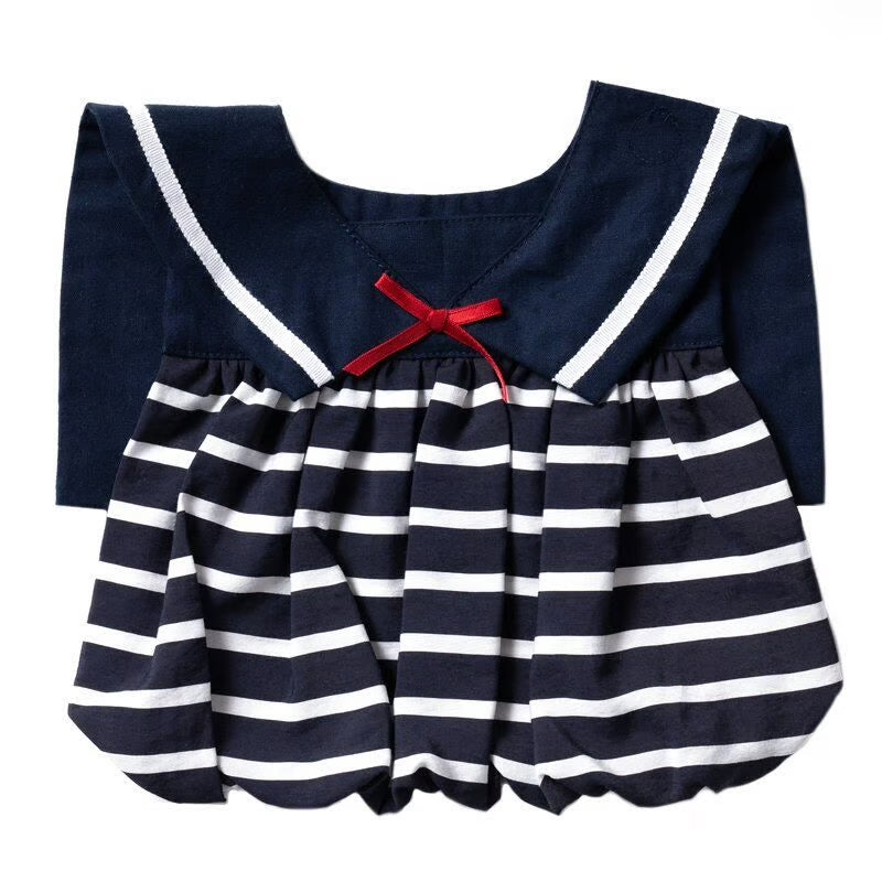 【Niva】セーラーカラーのボーダースタイ／Sailor 287（2色展開）