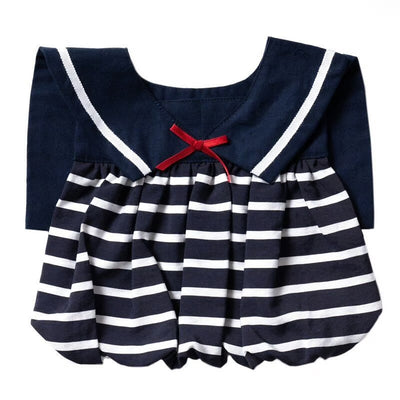 【Niva】セーラーカラーのボーダースタイ／Sailor 287（2色展開）