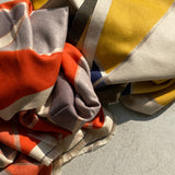 【ハモミシノオトナフク】Reversible geometric print stole