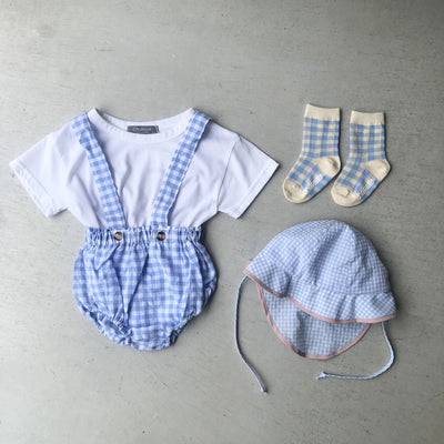 【hamomisi】Pumpkin overalls coordination baby(70.80cm)