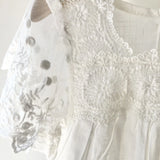 【hamomisi】Lace frill rompers(90cm)
