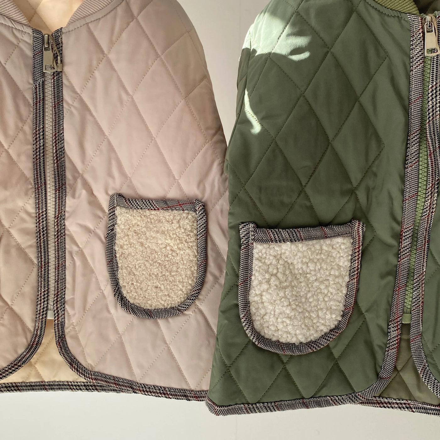 【hamomisi】Quilted jacket(80.90.110)