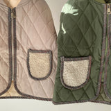 【hamomisi】Quilted jacket(80.90.110)