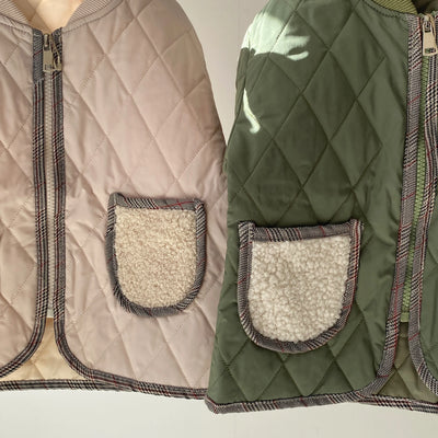 【hamomisi】Quilted jacket(80.90.110)