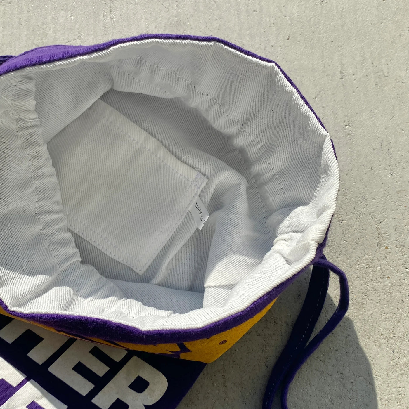 【hamomisi】Remake fringe drawstring bag