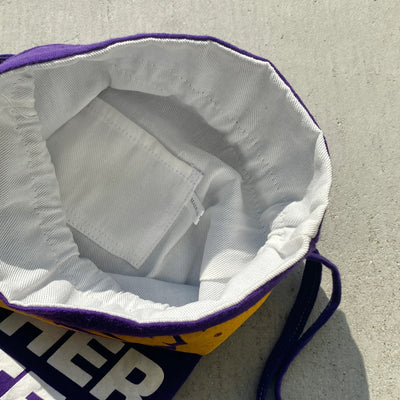 【hamomisi】Remake fringe drawstring bag